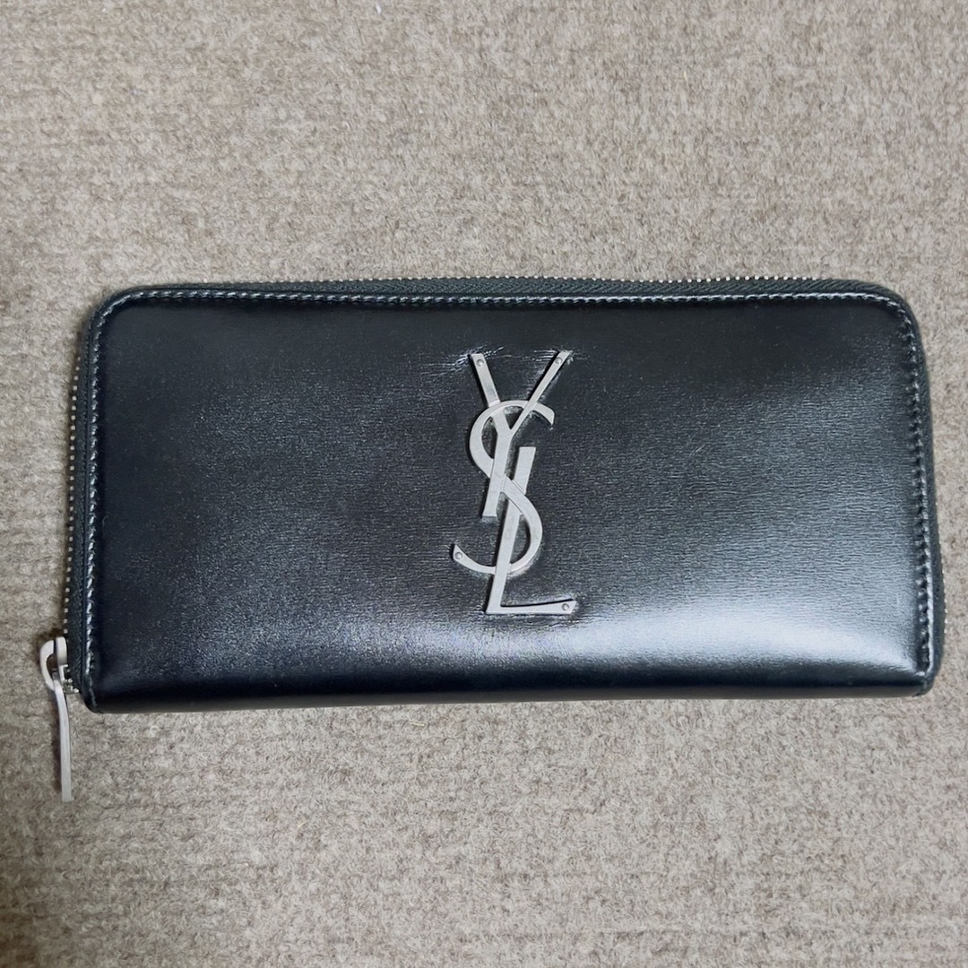 サンローラン Saint Laurent  長財布 ラウンドファスナー