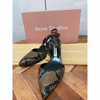 アクネストゥディオズ(Acne Studios)のacne studios アクネステュディオズ　パイソン　ヒールパンプス(ハイヒール/パンプス)