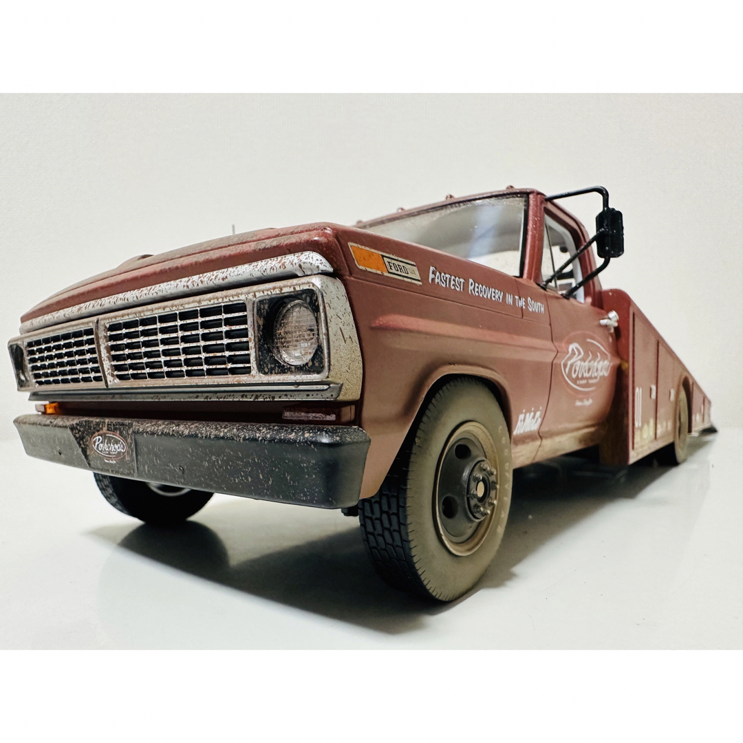 acme/'70 Fordフォード F-350 RAMP TRUCK 1/18