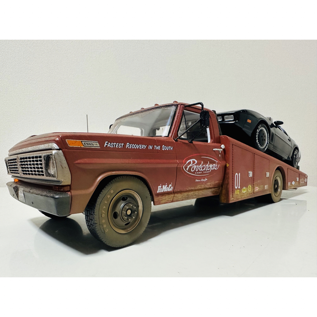 acme/'70 Fordフォード F-350 RAMP TRUCK 1/18