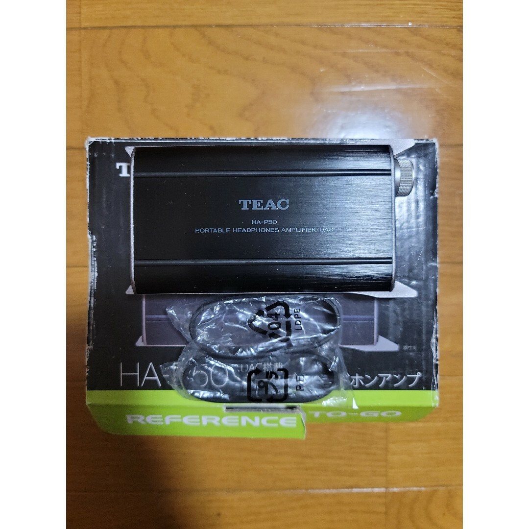 TEAC ポータブルヘッドフォンアンプ HA-P50 スマホ/家電/カメラのオーディオ機器(アンプ)の商品写真