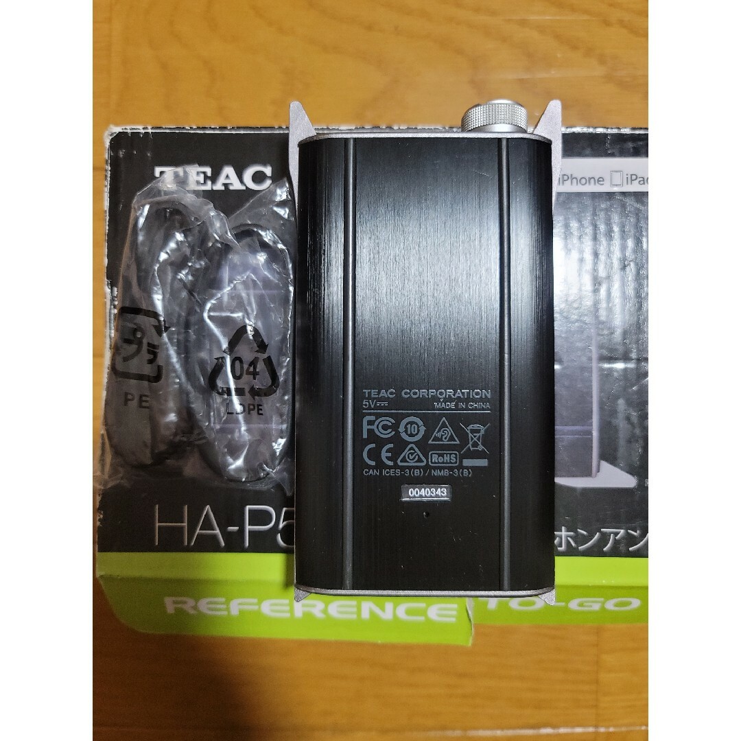 TEAC ポータブルヘッドフォンアンプ HA-P50 スマホ/家電/カメラのオーディオ機器(アンプ)の商品写真