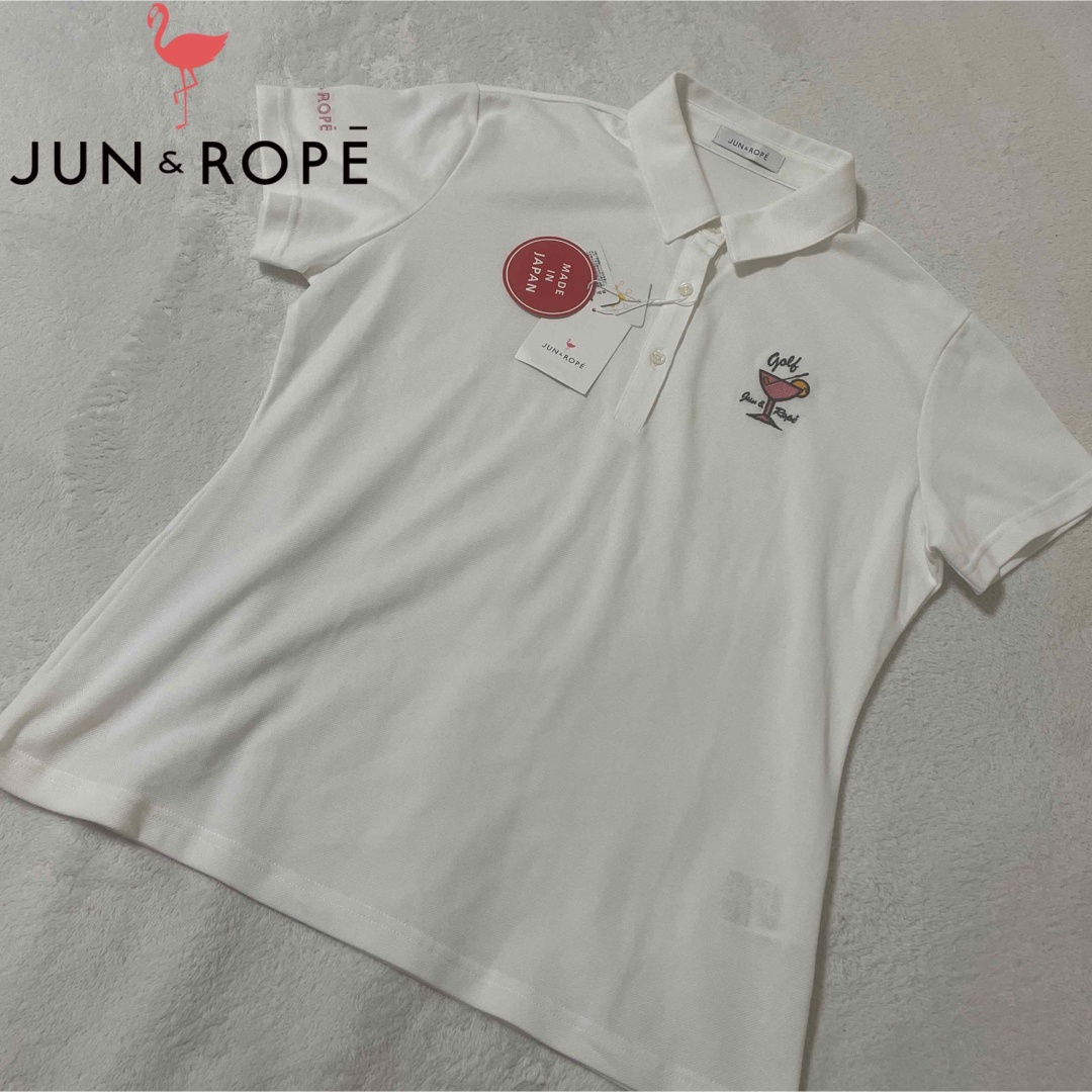 【新品】JUN&ROPE ジュンアンドロペ　レディース　ポロシャツ　Lサイズ