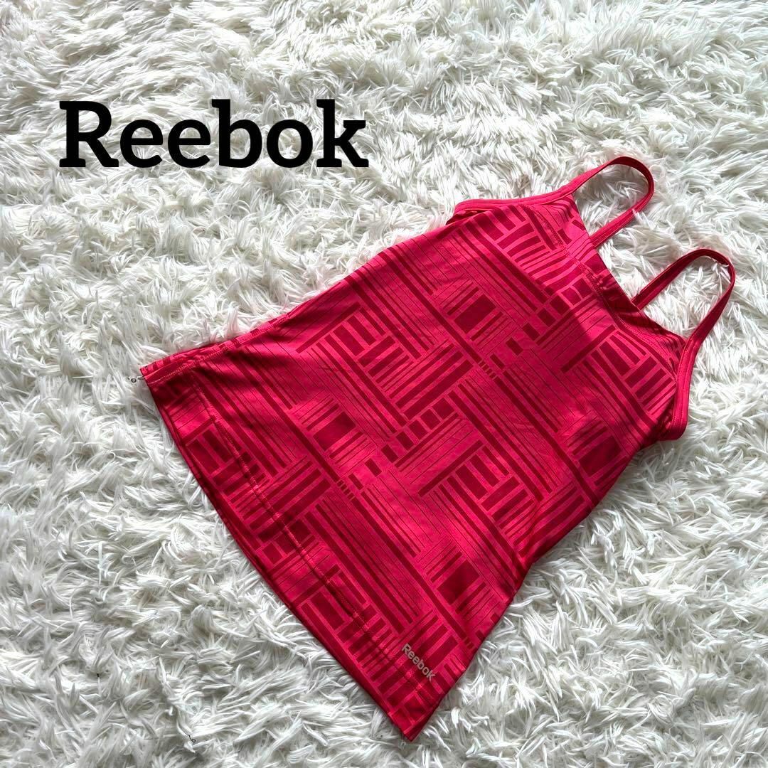 Reebok(リーボック)のReebok リーボック　タンクトップ　運動　スポーツ　ピンク　S レディースのトップス(タンクトップ)の商品写真