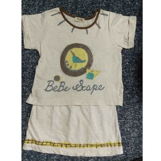 ベベ(BeBe)のBeBe 女児110セットアップ(Tシャツ/カットソー)