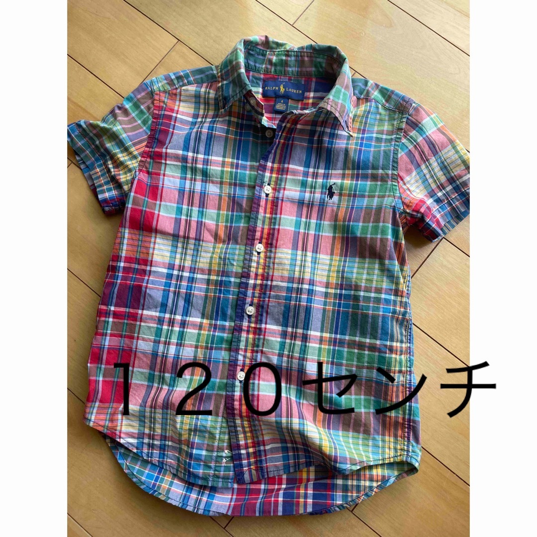 Ralph Lauren(ラルフローレン)のラルフローレン　120  シャツ　半袖 キッズ/ベビー/マタニティのキッズ服男の子用(90cm~)(Tシャツ/カットソー)の商品写真