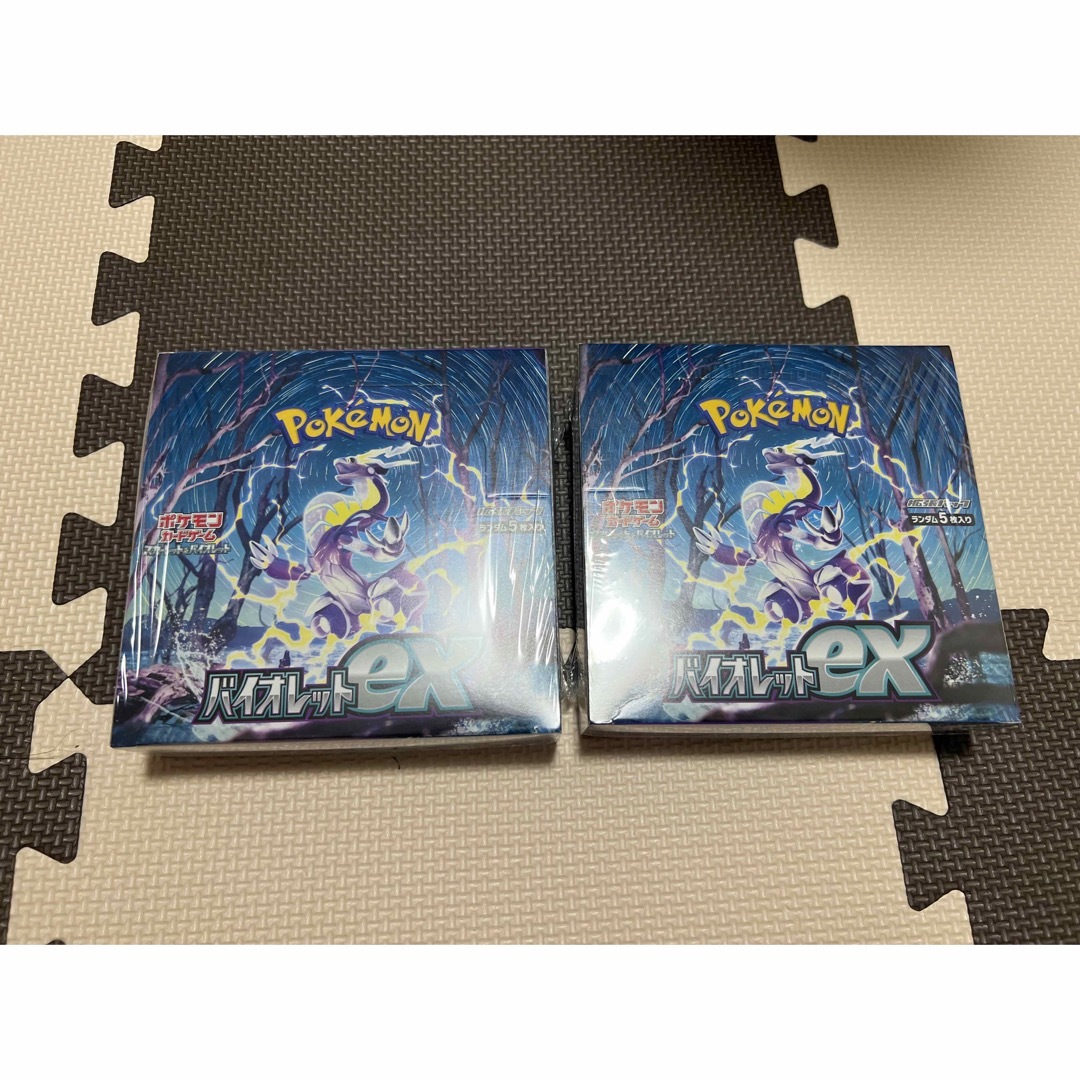 ポケモンカード バイオレットex BOX シュリンク付き　2BOX