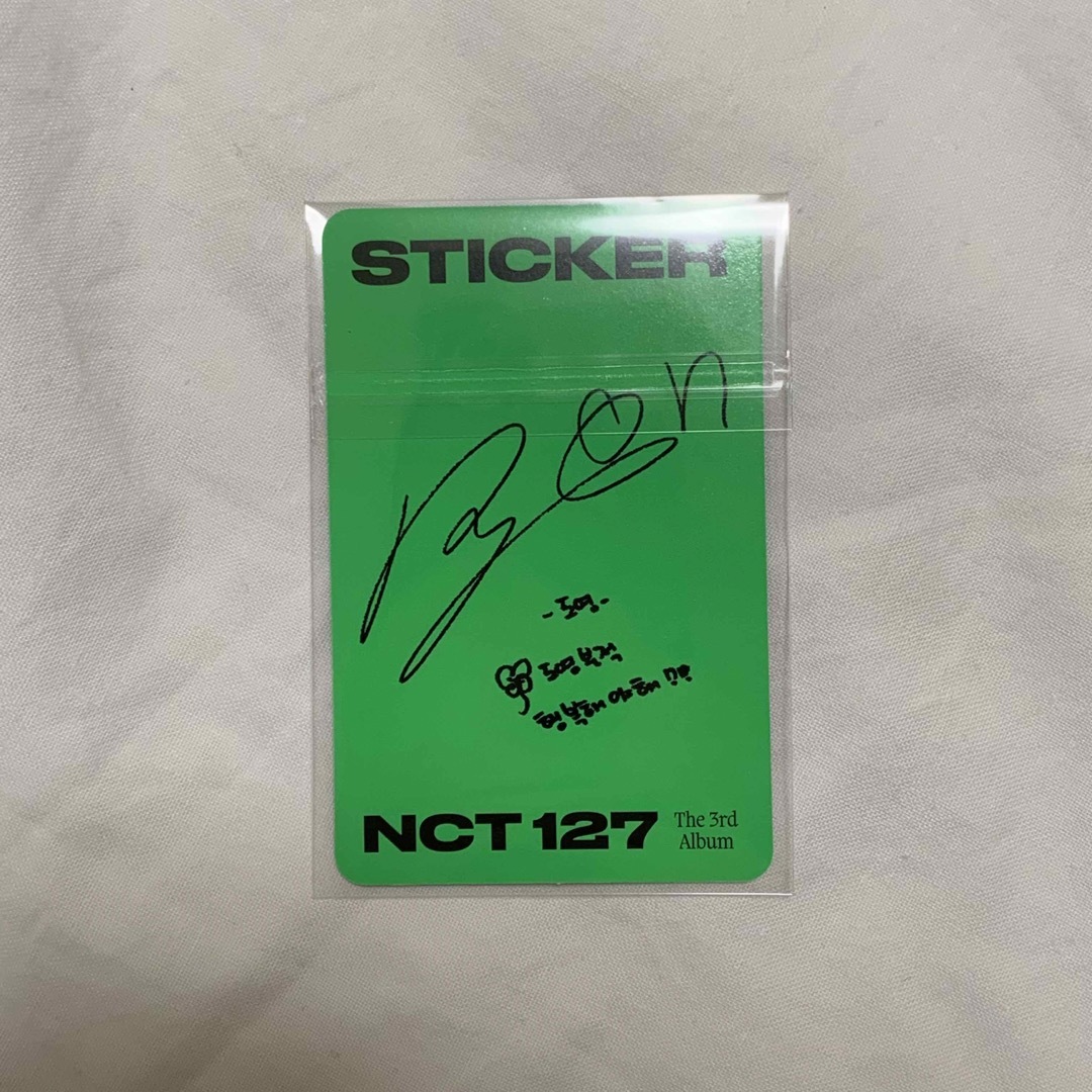 NCT127 NCT 127 イリチル トレカ ドヨン sticker エンタメ/ホビーのCD(K-POP/アジア)の商品写真