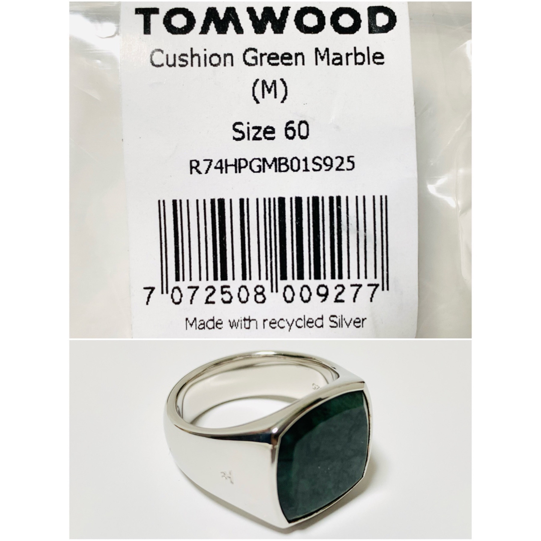 TOM WOOD 新品《 Tom Wood 》Cushion Green Marble 60の通販 by ノブ's shop｜トムウッドならラクマ