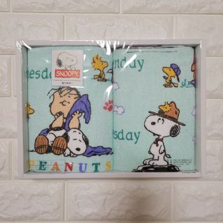 スヌーピー(SNOOPY)のスヌーピー　フェイスタオルセット(タオル)