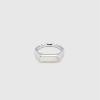 トムウッド(TOM WOOD)のTOM WOOD Mario Ring White MOP リング シルバー(リング(指輪))