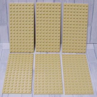 レゴ(Lego)のR25 Lego レゴ 基礎板 プレート 16×8 ポッチ 6枚 セット(知育玩具)