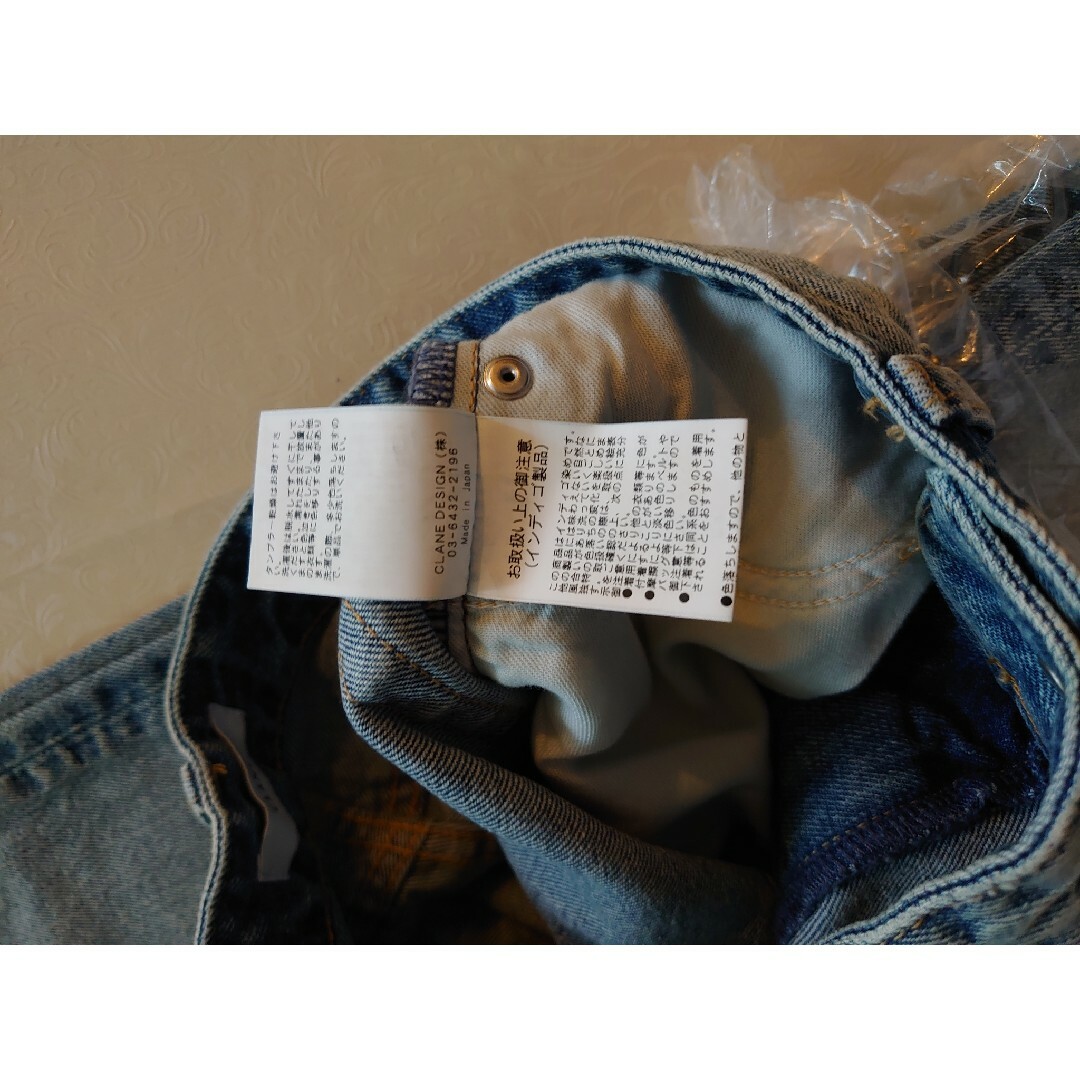 新品 CLANE SECOND DENIM PANTS アイスブルー サイズ2