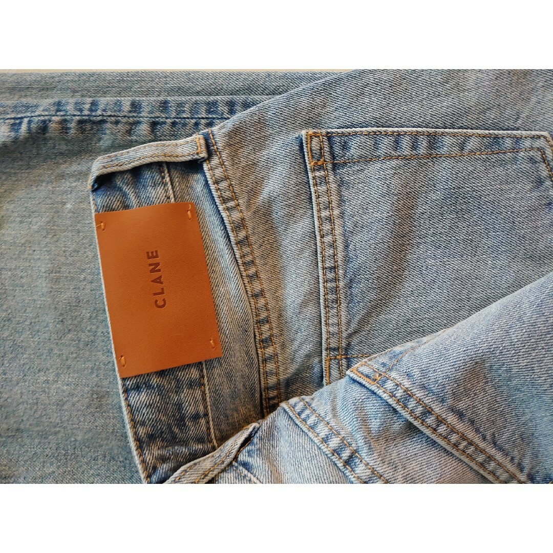 CLANE(クラネ)の新品　CLANE SECOND DENIM PANTS　アイスブルー　サイズ2 レディースのパンツ(デニム/ジーンズ)の商品写真