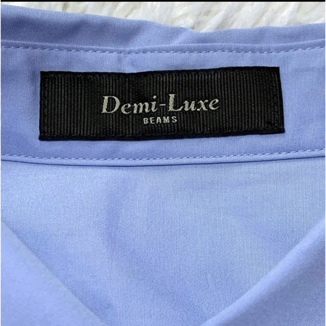 Demi-Luxe BEAMS(デミルクスビームス)の新品　demi-luxe beams ブラウス　シャツ　Mサイズ レディースのトップス(シャツ/ブラウス(長袖/七分))の商品写真