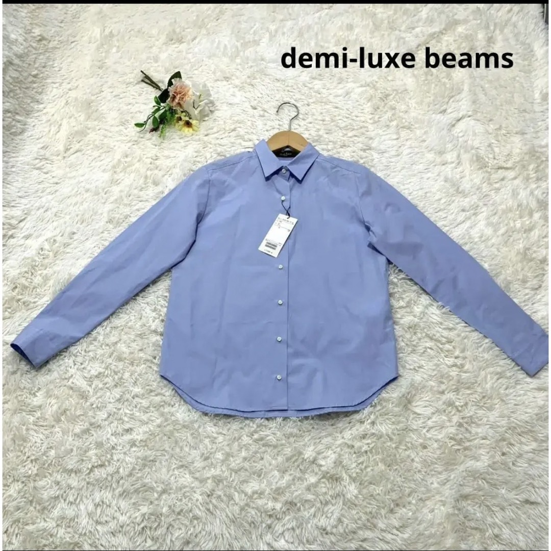 Demi-Luxe BEAMS(デミルクスビームス)の新品　demi-luxe beams ブラウス　シャツ　Mサイズ レディースのトップス(シャツ/ブラウス(長袖/七分))の商品写真