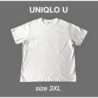 ユニクロ(UNIQLO)の【送料込】UNIQLO U ユニクロユー Tシャツ 半袖 ホワイト(Tシャツ(半袖/袖なし))