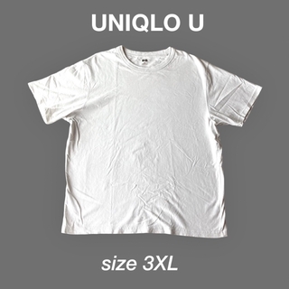 ユニクロ(UNIQLO)の【送料込】UNIQLO U ユニクロユー Tシャツ 半袖 ホワイト(Tシャツ(半袖/袖なし))
