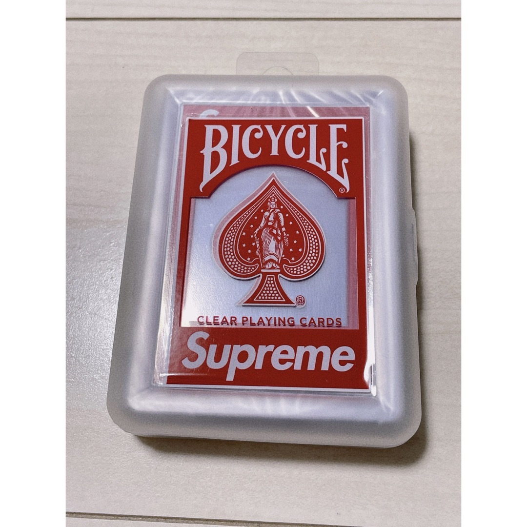 Supreme(シュプリーム)のsupreme Clear Playing Cards クリア トランプ エンタメ/ホビーのテーブルゲーム/ホビー(トランプ/UNO)の商品写真