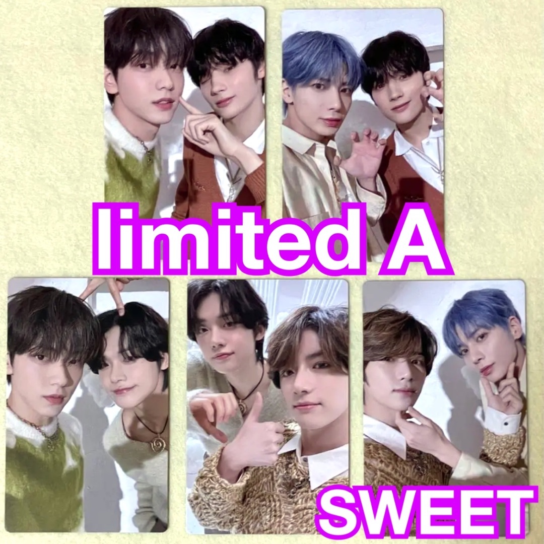 txt sweet JAPAN 特典 CD 通常盤 トレカ ラキドロ コンプ