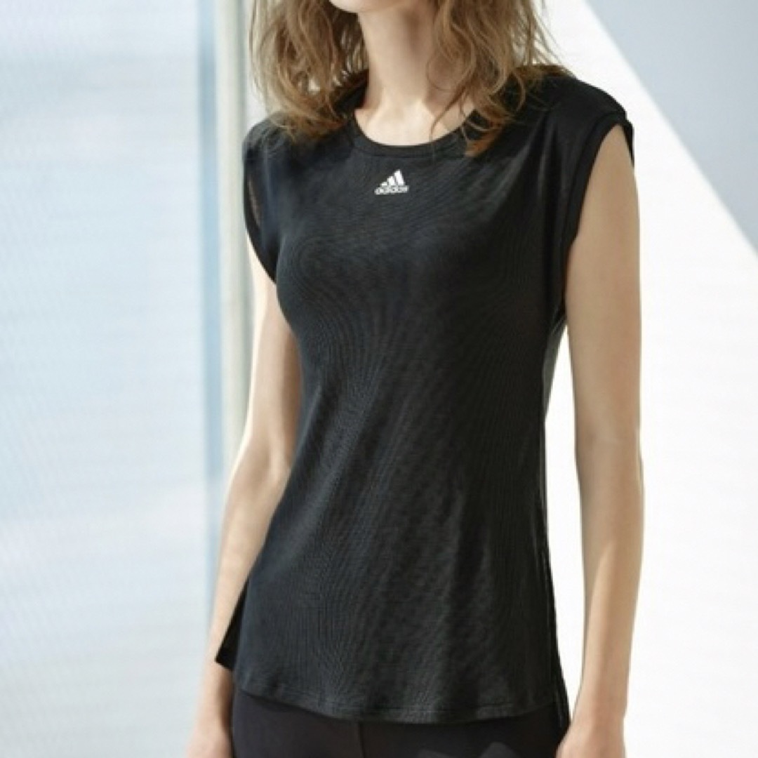 adidas(アディダス)の【新品】adidas Ｗork out インナー フレンチスリーブ GUNZE レディースのトップス(Tシャツ(半袖/袖なし))の商品写真