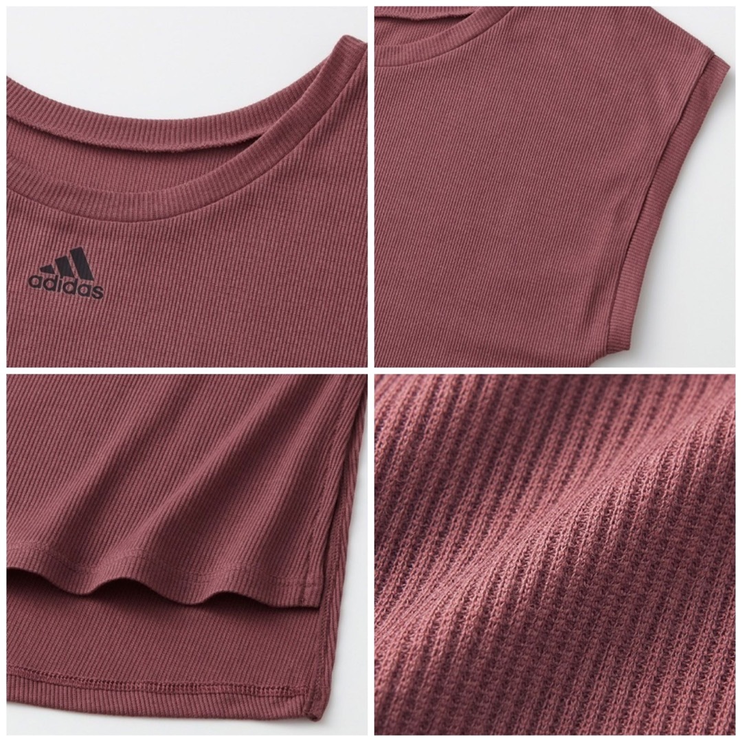 adidas(アディダス)の【新品】adidas Ｗork out インナー フレンチスリーブ GUNZE レディースのトップス(Tシャツ(半袖/袖なし))の商品写真