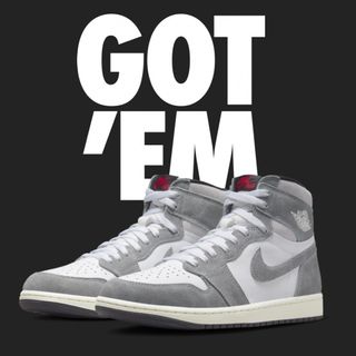 AJ1 Retro High OG Black and Smoke Grey(スニーカー)