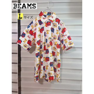 ビームス(BEAMS)の【美品♡】BEAMS アロハシャツ　USA イーグル　ヴィンテージ　総柄(シャツ)