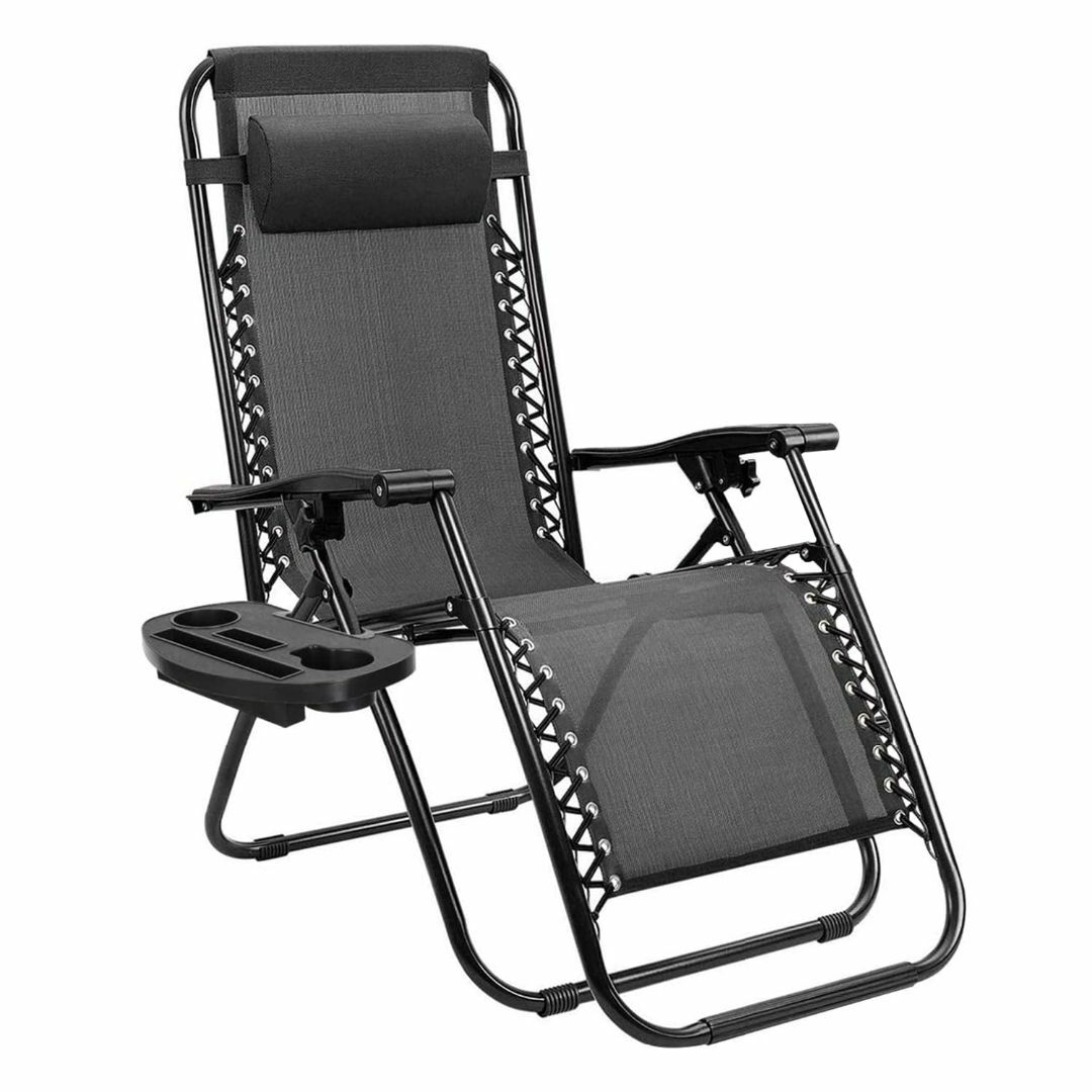 【色: ブラック】Alebert アウトドアチェア 折りたたみ椅子 キャンプ 椅