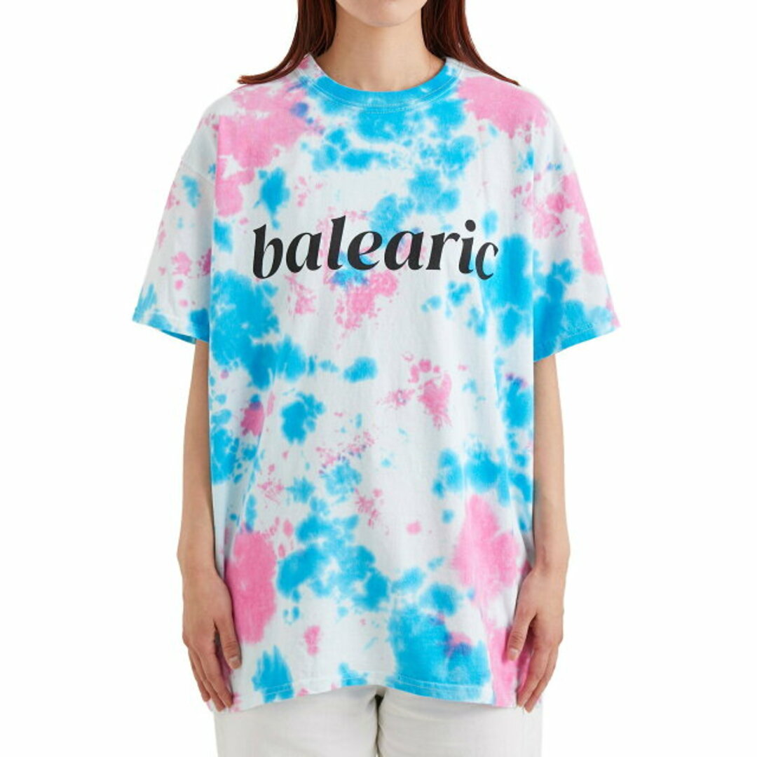 bonjour records(ボンジュールレコーズ)の【グリーン（30）】Bonjour Records Original BALEARIC Tie Dye S/S Tee レディースのトップス(カットソー(長袖/七分))の商品写真