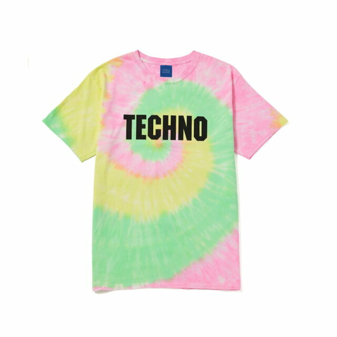 bonjour records(ボンジュールレコーズ)の【グリーン（30）】Bonjour Records Original TECHNO Tie Dye S/S Tee レディースのトップス(カットソー(長袖/七分))の商品写真