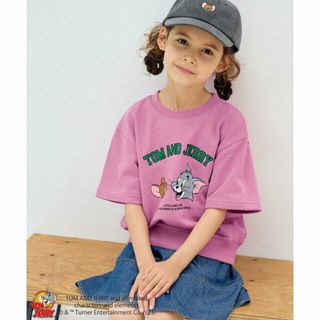 ロペピクニック(Rope' Picnic)の【ピンク（63）】【KIDS】【TOM and JERRY】ミニ裏毛ハーフスリーブトップス(Tシャツ/カットソー)