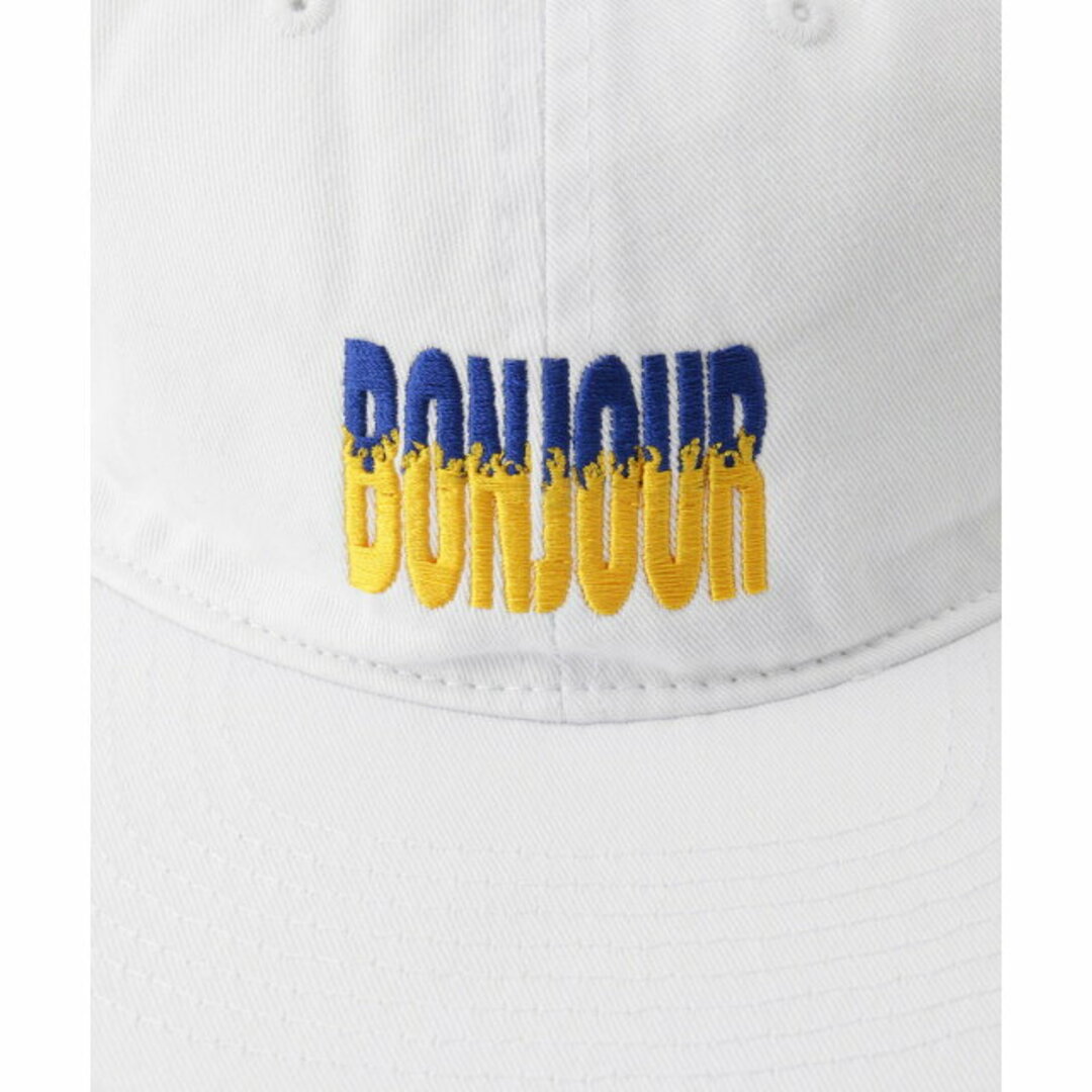 bonjour records(ボンジュールレコーズ)の【ブラック（01）】Bonjour Records Original FLAME LOGO CAP レディースの帽子(キャップ)の商品写真