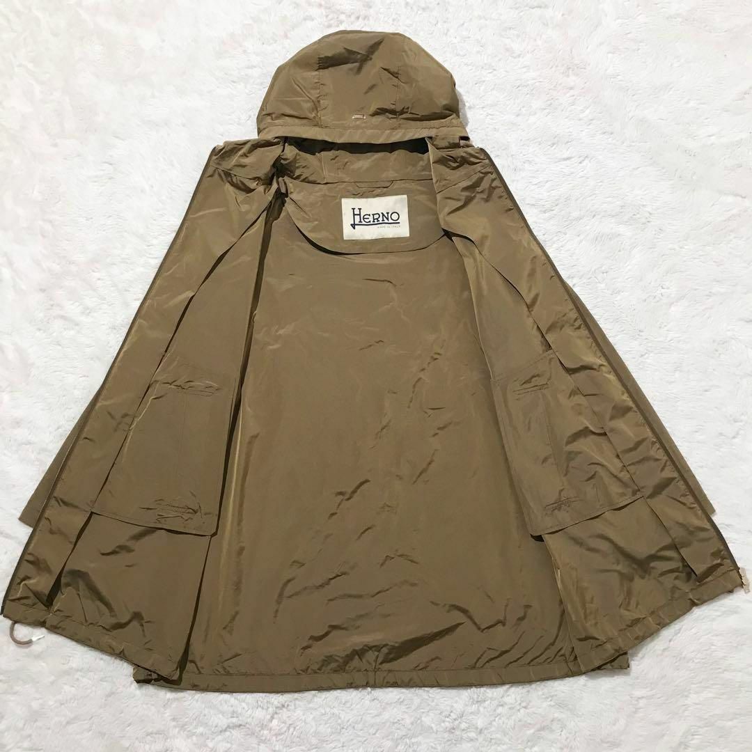 【未使用級】23SS HERNO TECHNO TAFFETA PARKA 44