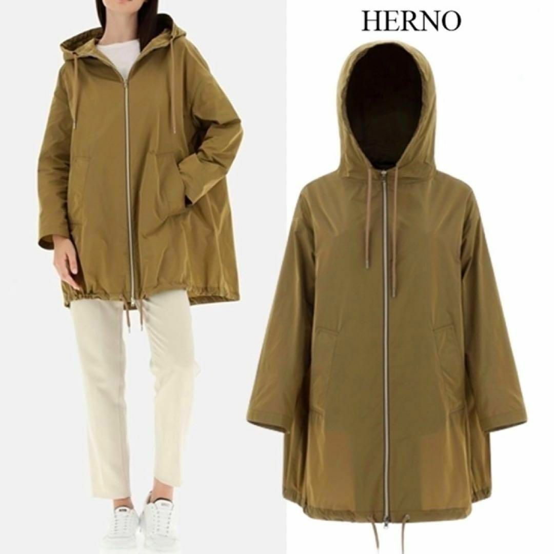 【未使用級】23SS HERNO TECHNO TAFFETA PARKA 44