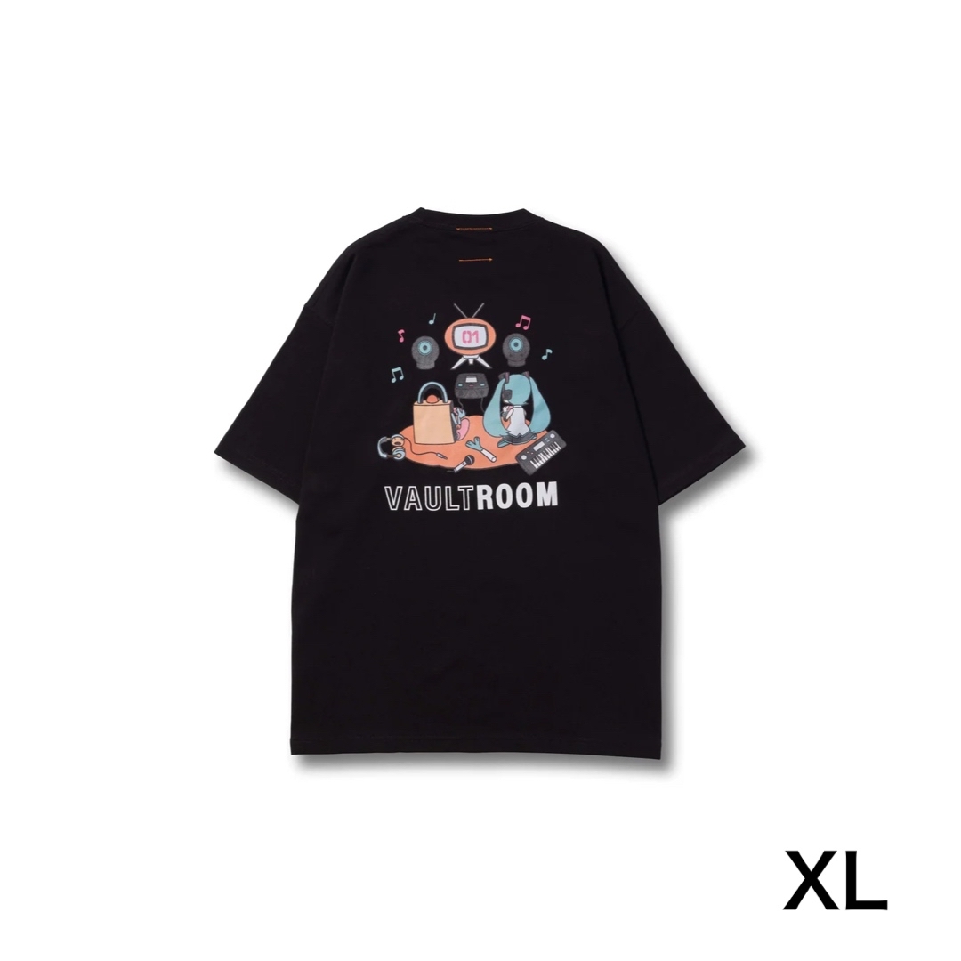 VR × HATSUNE MIKU TEE / BLK （XL） メンズのトップス(Tシャツ/カットソー(半袖/袖なし))の商品写真