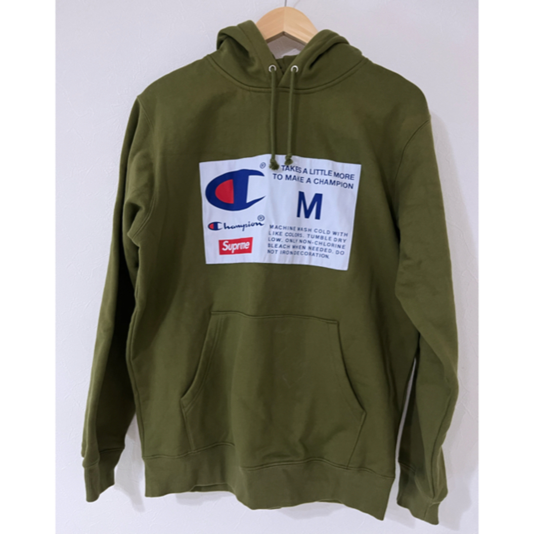 【supreme】18AW×Champion Label Hooded