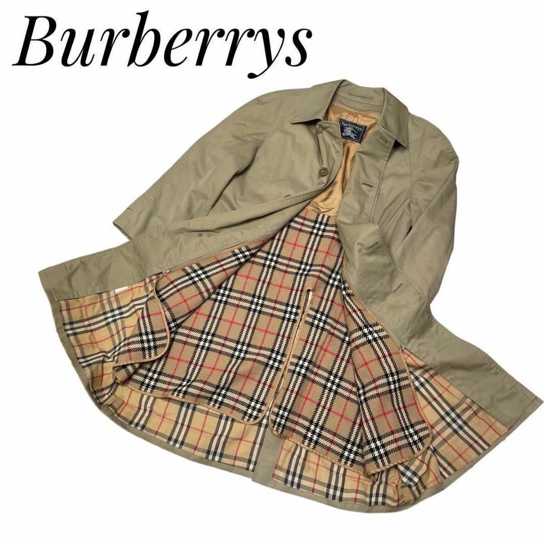 Burberrys ステンカラーコート ライナー付き ノバチェック L相当の通販