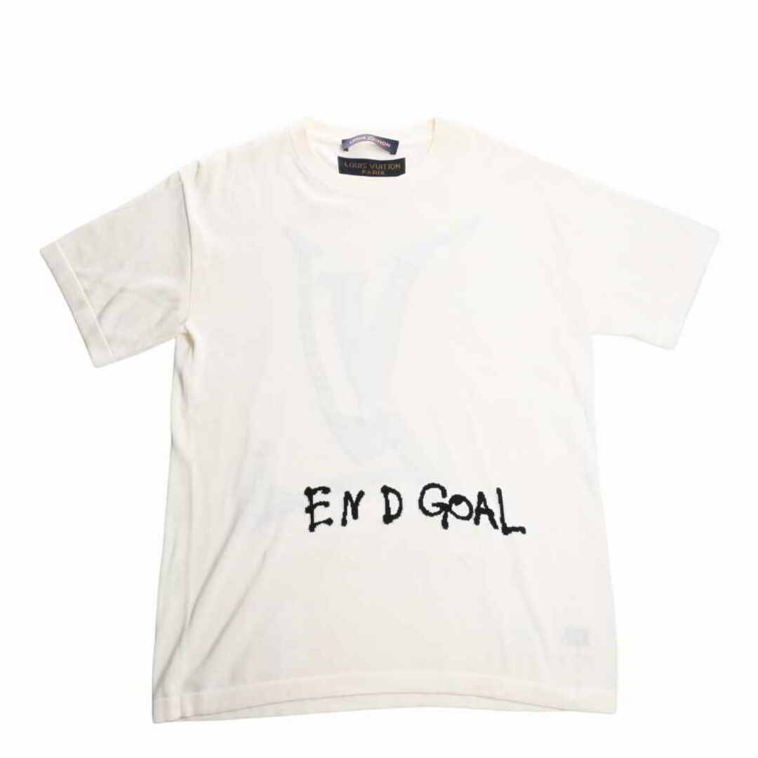 【中古】LOUIS VUITTON ルイヴィトン コットン End Goal Knit Tee 半袖 ニット Tシャツ #S RM212 ホワイト  by | フリマアプリ ラクマ