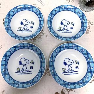 スヌーピー(SNOOPY)の【未使用】スヌーピー  SNOOPY ◆ 深皿〈4枚セット〉パスタ皿　カレー皿(食器)