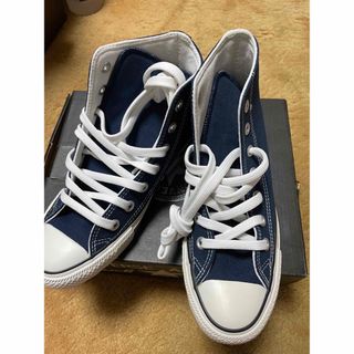 オールスター(ALL STAR（CONVERSE）)の更に値下げ。新品。コンバース　ハイカット　ネイビー　23cm(スニーカー)