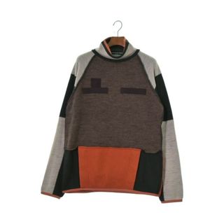 sacai サカイ パーカー 3(L位) 紺xオレンジx青