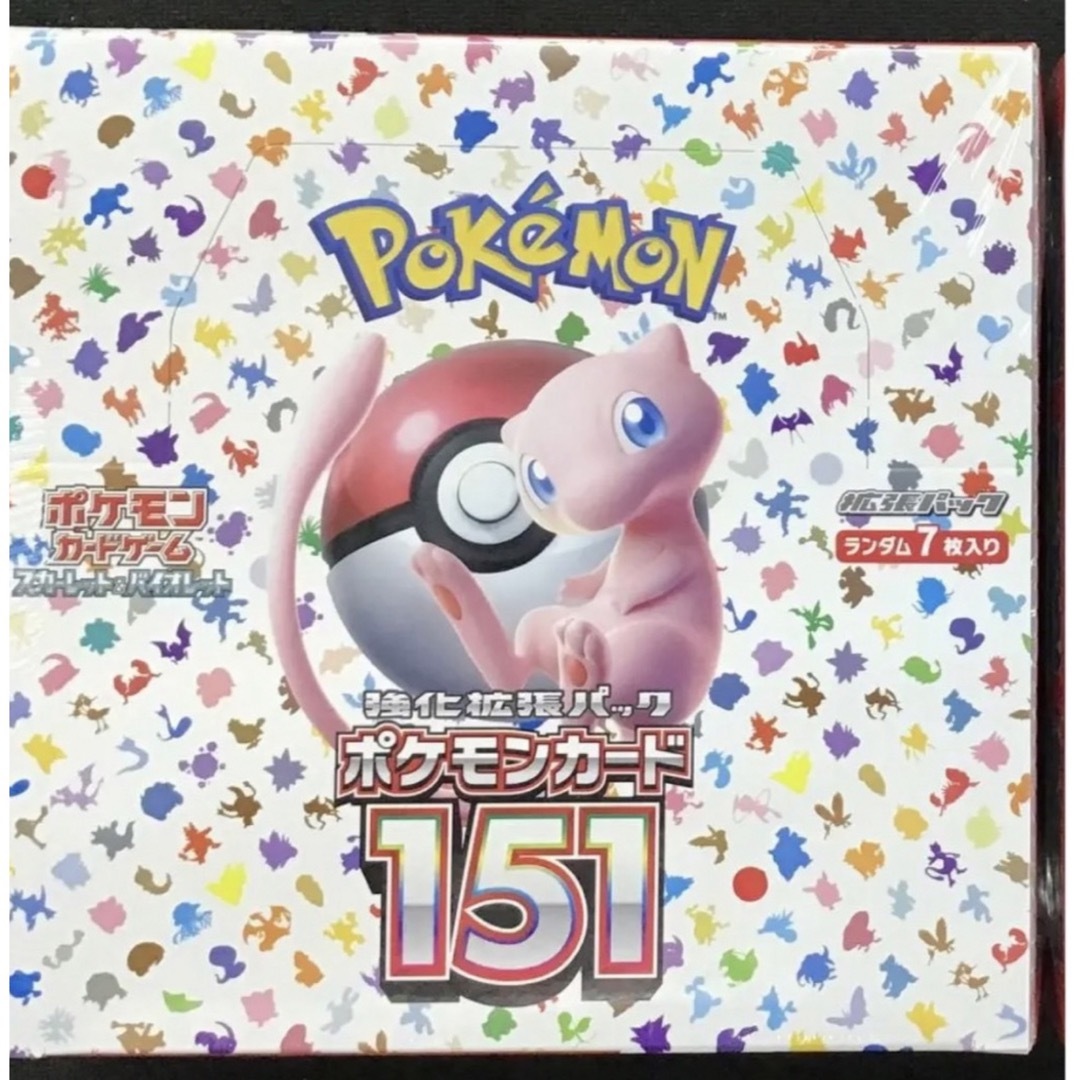 新品未開封　シュリンク付き　ポケモンカード　151  1BOX