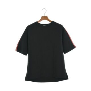 アバハウス(ABAHOUSE)のAba house Tシャツ・カットソー 46(M位) 黒x赤xクリーム 【古着】【中古】(Tシャツ/カットソー(半袖/袖なし))