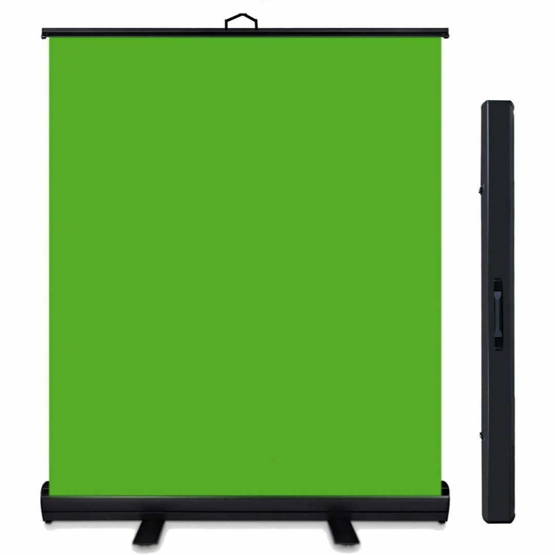 WASJOYE 背景布 緑 クロマキー 撮影用 グリーンバック 自立型 ポータブ