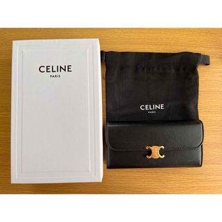 セリーヌ(celine)のCELINE ラージトリオンフ　長財布(財布)