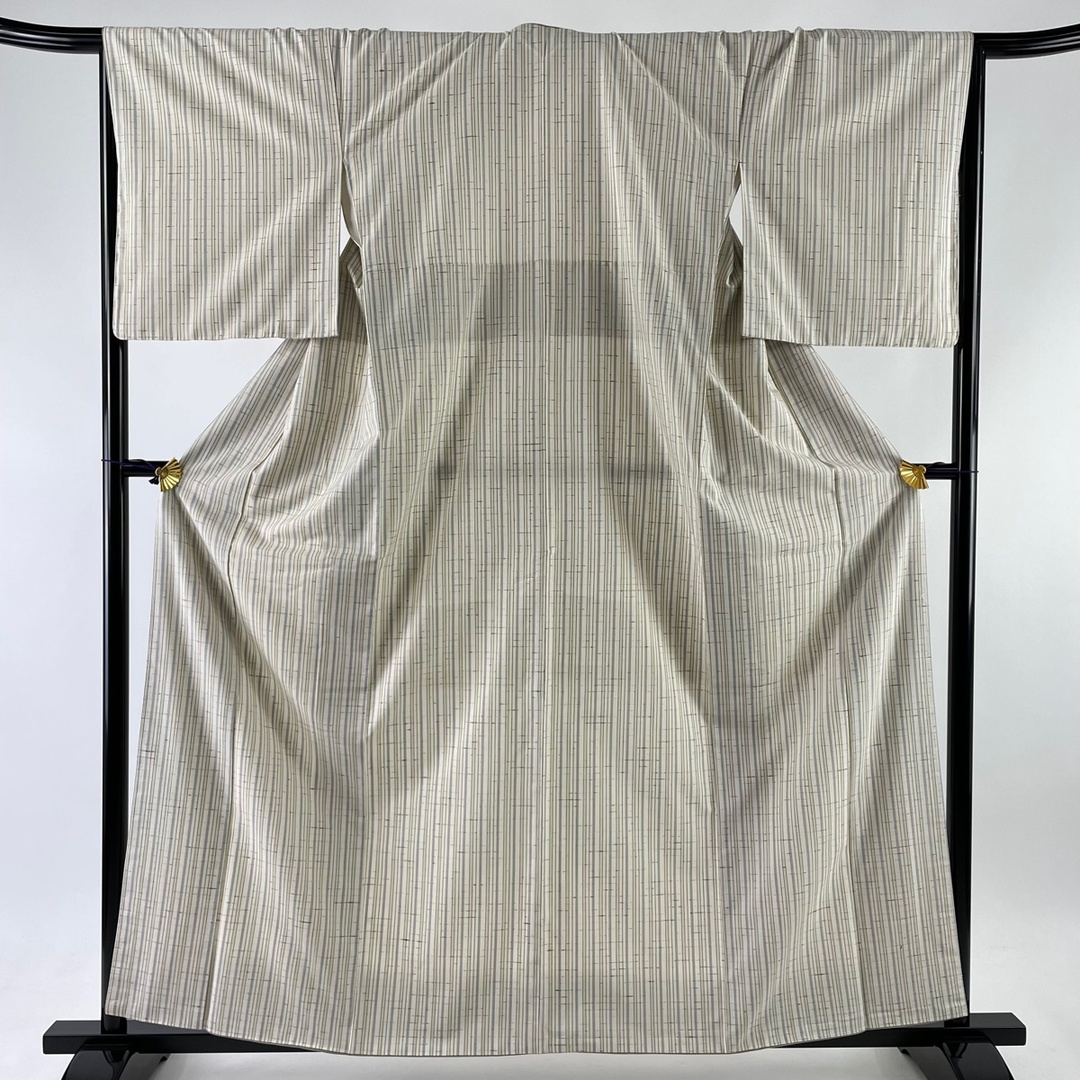 激安正規 身丈162.5cm 逸品 正絹 紬 美品 紬 美品 裄丈64cm 逸品 身丈 ...