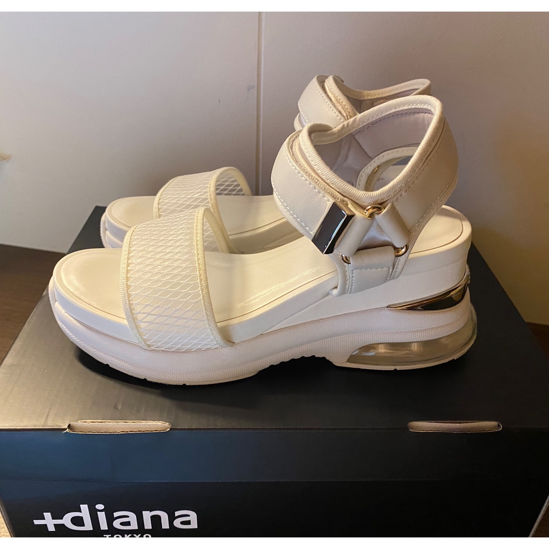 DIANA(ダイアナ)のプラスダイアナ ＋diana メッシュ エアクッションスポサン  レディースの靴/シューズ(サンダル)の商品写真