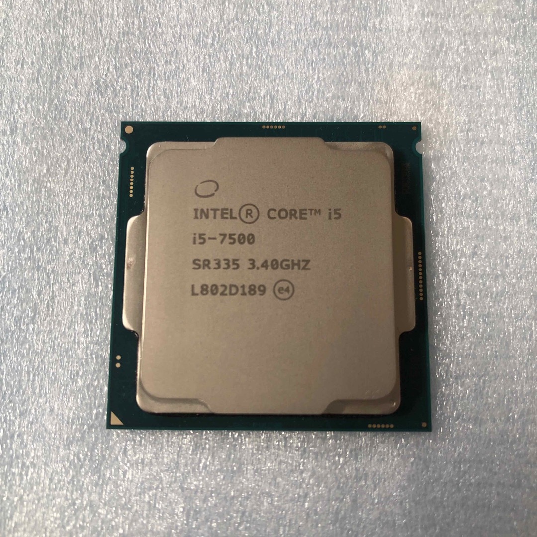 動作確認済intel第7世代CPU i5-7500 3.40GHz