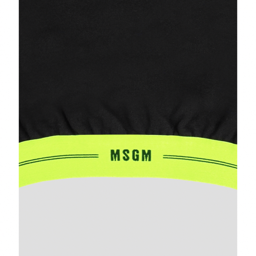 MSGM(エムエスジイエム)の値下げ！MSGM ジャガードロゴ クロップドTシャツ レディースのトップス(Tシャツ(半袖/袖なし))の商品写真